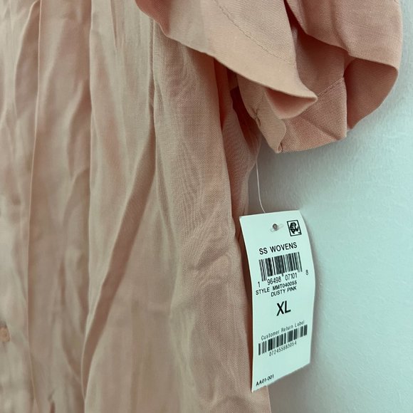 AND NOW THIS - PINK & BLACK BOWLING SHIRT - Picture 3 of 4